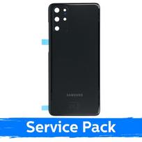 Galinis dangtelis suderinamas su Samsung G985 S20 Plus / Cosmic juoda / (Service Pack)