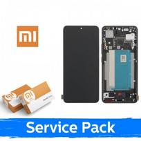 LCD ekranas skirtas Xiaomi Poco F6 Pro 5G su rėmu / juodas / (Service Pack)