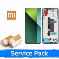 LCD ekranas skirtas Xiaomi Poco F6 5G su rėmu / žalias / (Service Pack)