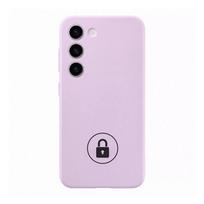 Telefono dėklas Silicone Cover skirtas Samsung S911 S23 / Levandų / pakuotėje