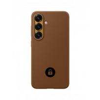 Telefono dėklas Silicone Cover skirtas Samsung S911 S23 / Rudas / pakuotėje