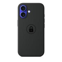 Telefono dėklas "Silicone Case v2" skirtas iPhone 16 Plus / juodas / pakuotėje
