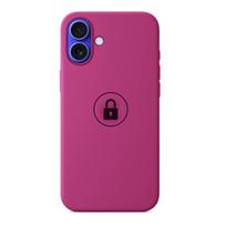 Telefono dėklas "Silicone Case v2" skirtas iPhone 16 Plus / Fuchsia / pakuotėje
