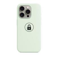 Silicone Case v2 dėklas, skirtas iPhone 15 Pro, Soft Mint