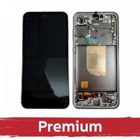 LCD ekranas suderinamas su Samsung S711 S23 FE su rėmeliu / Grafitinis / OEM
