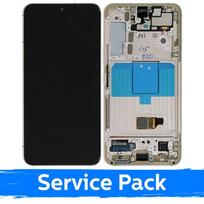 LCD ekranas skirtas Samsung S901 S22 su rėmeliu / Violet / (Service Pack)
