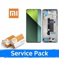 LCD ekranas skirtas Xiaomi Redmi Note 13 Pro 5G / Poco X6 5G su rėmeliu / Aurora Purple (Coral Purple) / (Service Pack)