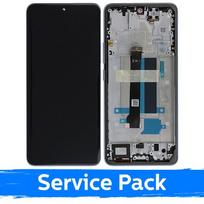 LCD ekranas skirtas Xiaomi Redmi Note 13 Pro+ 5G su rėmeliu / Aurora Purple / (Service Pack)