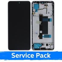 LCD ekranas skirtas Xiaomi Redmi Note 13 Pro 5G / Poco X6 5G su rėmeliu / Aurora Purple / (Service Pack)