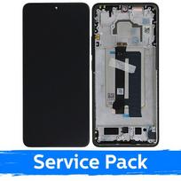 LCD ekranas skirtas Xiaomi Poco X6 Pro 5G su rėmeliu / geltonas / (Service Pack)