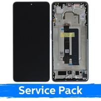 LCD ekranas skirtas Xiaomi Poco X6 Pro 5G su rėmeliu / pilkas / (Service Pack)