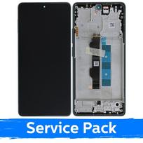 LCD ekranas skirtas Xiaomi Poco M6 Pro 4G / Redmi Note 13 Pro 4G su rėmeliu / Forest Green / (Service Pack)
