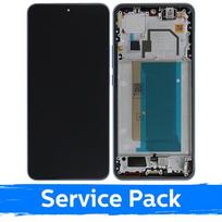 LCD ekranas skirtas Xiaomi 13T (13T Pro) su rėmeliu / Alpine Blue / (Service Pack)