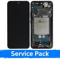 LCD ekranas skirtas Xiaomi 13 su rėmeliu / juodas / (Service Pack)