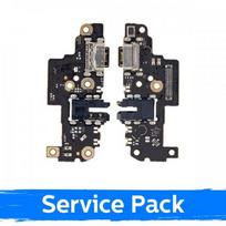 Įkrovimo jungtis skirta Xiaomi Redmi Note 8 Pro su flex kabeliu / Plata (Service Pack)