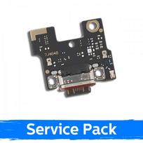Įkrovimo jungtis skirta Xiaomi Redmi Note 13 Pro+ 5G su flex kabeliu / Plata (Service Pack)