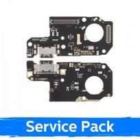 Įkrovimo jungtis skirta Xiaomi Redmi Note 12 4G su flex kabeliu / Plata (Service Pack)
