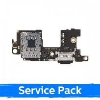 Įkrovimo jungtis skirta Xiaomi Mi 11 / su SIM lizdu / su flex kabeliu / Plata (Service Pack)