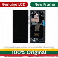 LCD ekranas suderinamas su Samsung S918 S23 Ultra su rėmeliu / Lavender / (Atnaujintas: Telemax)