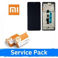 LCD ekranas, suderinamas su Xiaomi Poco M6 Pro 4G / Redmi Note 13 Pro 4G su rėmeliu / violetinis (Service Pack)