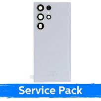 Galinis dangtelis, suderinamas su Samsung S918 S23 Ultra / Cream (Service Pack)