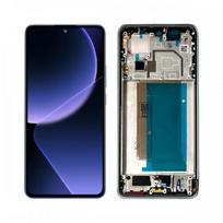 LCD ekranas, suderinamas su Xiaomi 13T (13T Pro) su rėmeliu / juodas / HQ