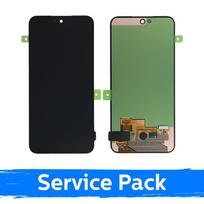 LCD Ekranas suderinamas su Samsung A356 A35 5G Juodas (Service Pack)(NF versija)