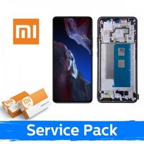 LCD ekranas, suderinamas su Xiaomi Poco F5 5G, su rėmeliu / mėlynas / (Service Pack)