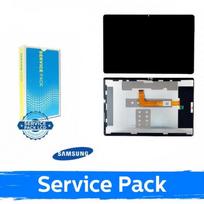 LCD ekranas, suderinamas su Samsung X210 (X215 / X216) Tab A9 Plus 11, juodas (Service Pack)