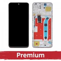 LCD ekranas, suderinamas su Huawei Honor X8 (4G), juodas, su rėmeliu, OEM