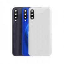 Galinis dangtelis suderinamas su Xiaomi Mi 9 Lite baltas (su kameros lęšiu) HQ