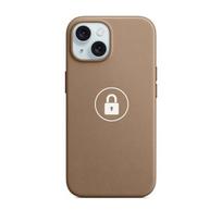 Telefono dėklas FineWoven iPhone 15 Plus / Taupe / pakuotėje