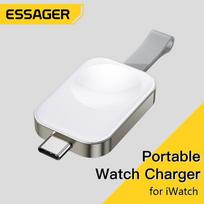 Belaidis įkroviklis Essager Bay Portable C baltas (Apple Watch)