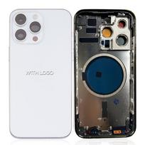 Galinis dangtelis skirtas iPhone 14 Pro Max su pilnu korpusu / sidabrinis / OEM
