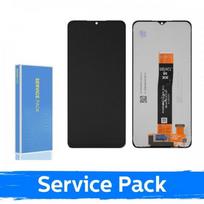 LCD ekranas skirtas Samsung A136 A13 5G / A047 A04s / M136 M13 Juodas (Service Pack / Aftermarket)(NF versija)