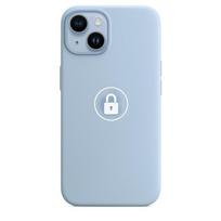 Telefono dėklas "Silicone Case v2" skirtas iPhone 14 Plus / Sky / pakuotėje