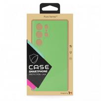 Telefono dėklas TM Pure Silicone skirtas Samsung G990 S21 FE / Mint Green / (Blister)