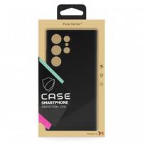 Telefono dėklas TM Pure Silicone skirtas Xiaomi 13 Pro / juodas / (Blister)
