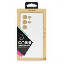 Telefono dėklas TM Pure Silicone skirtas Samsung S918 S23 Ultra / baltas / (Blister)