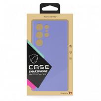 Telefono dėklas TM Pure Silicone skirtas Samsung S918 S23 Ultra / Elegant Purple / (Blister)