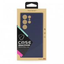 Telefono dėklas TM Pure Silicone, skirtas Samsung G990 S21 FE / Midnight Blue / (Blister)