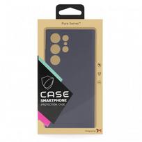 Telefono dėklas TM Pure Silicone, skirtas Samsung A346 A34 5G / Charcoal Gray / (Blister)