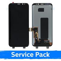 LCD ekranas skirtas Samsung G955 S8 Plus juodas (Service Pack) (NF versija)