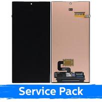 LCD ekranas skirtas Samsung S918 S23 Ultra juodas (Service Pack) (NF versija)