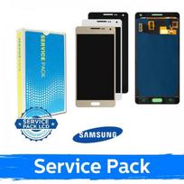 LCD ekranas skirtas Samsung A500 A5 2015 juodas (Service Pack)