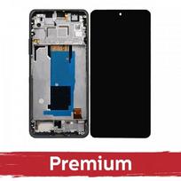 LCD ekranas skirtas Xiaomi Redmi Note 11 Pro / Poco X4 Pro 5G juodas su rėmeliu OEM