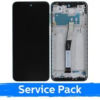 LCD ekranas skirtas Xiaomi Redmi Note 9S (Note 9 Pro) su rėmeliu / Tropical Green / (Service Pack)