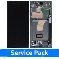 LCD ekranas suderinamas su Samsung S918 S23 Ultra su rėmeliu / žalias / (Service Pack)