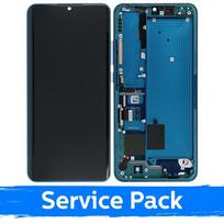 LCD ekranas suderinamas su Xiaomi Mi Note 10 (Note 10 Pro / Note 10 Lite) su rėmeliu / Aurora Green / (Service Pack)