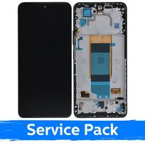 LCD ekranas suderinamas su Xiaomi Poco F4 5G su rėmeliu / Night Black / (Service Pack)
